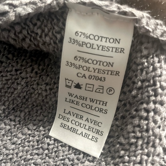 Kenar grey knit crop top with ribbing finish - Picture 7 of 7